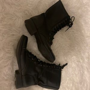 Gently used women’s Forever21 black combat boots